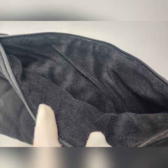 Chanel Black Cosmetic Bag cotton terry cloth towel - Picture 8 of 10